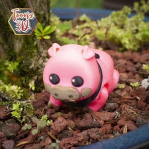 Cochon rose articulé